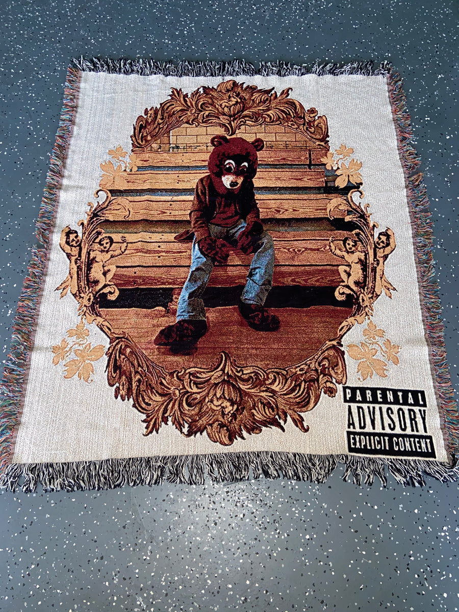 COLLEGE DROPOUT HAND MADE BLANKET