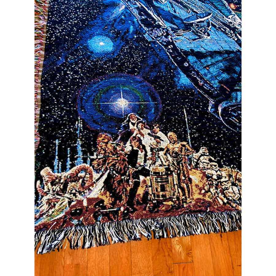 STAR WARS GALAXY HAND MADE BLANKET