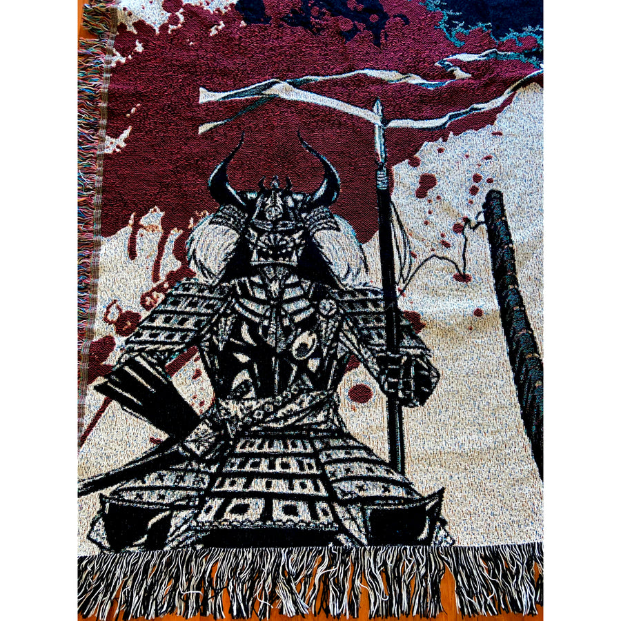 AFRO SAMURAI HAND MADE BLANKET