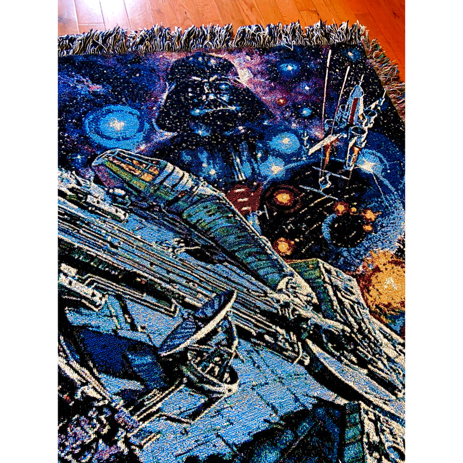 STAR WARS GALAXY HAND MADE BLANKET