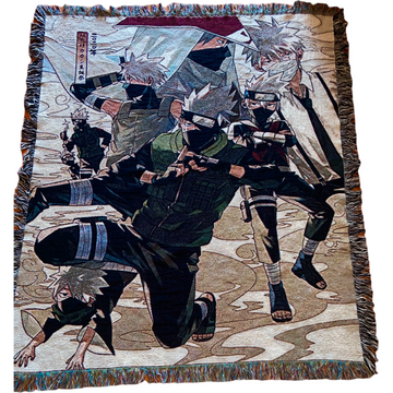 GREAT NINJA WAR HAND MADE BLANKET