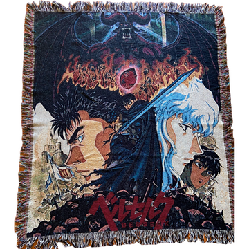 BERSERK FACE OFF HAND MADE  BLANKET