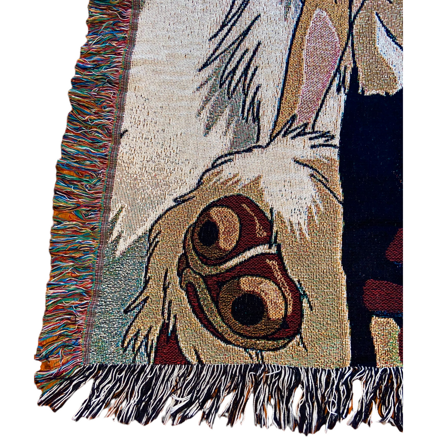 PRINCESS MONONOKE HAND MADE BLANKET