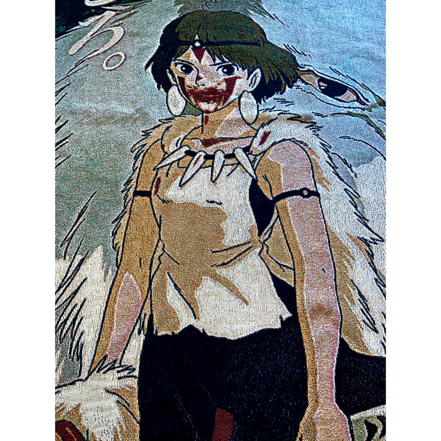 PRINCESS MONONOKE HAND MADE BLANKET