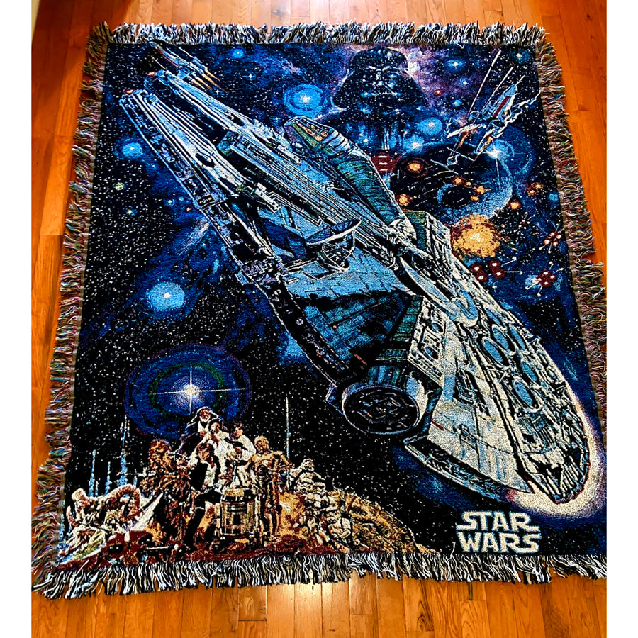 STAR WARS GALAXY HAND MADE BLANKET