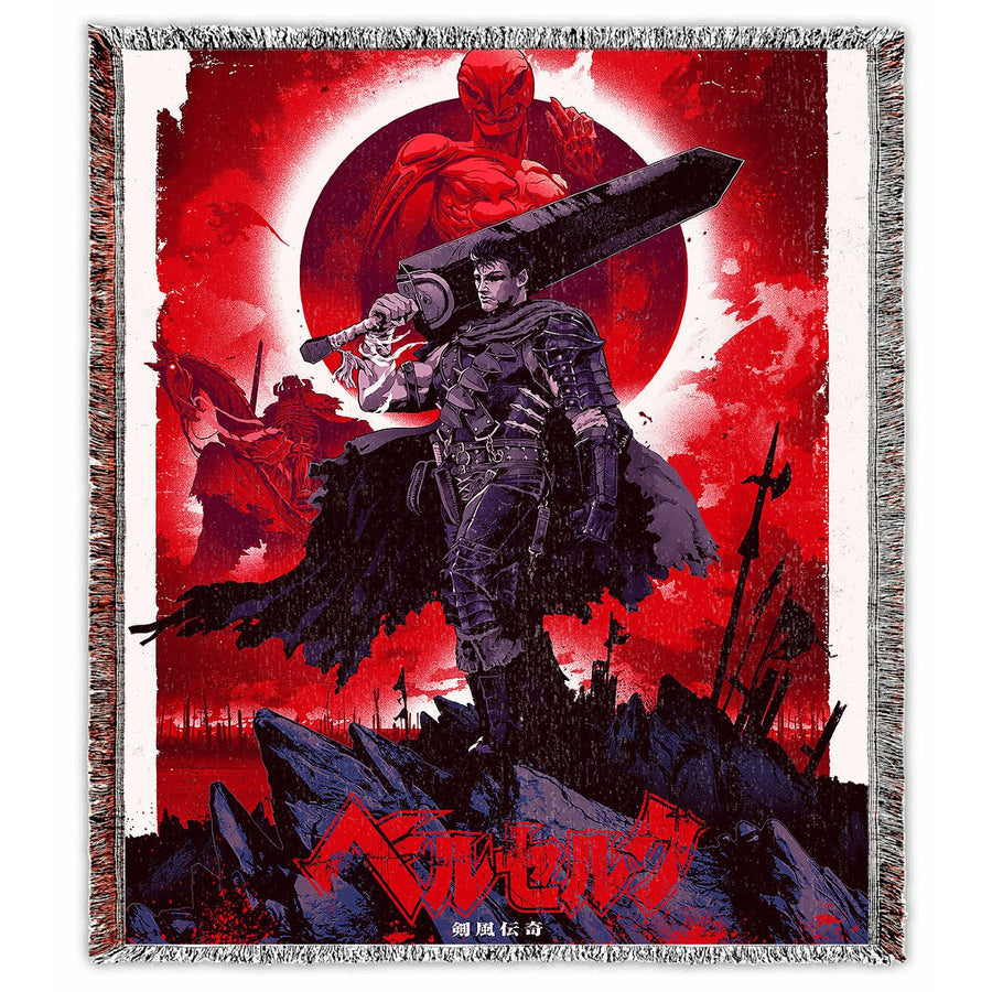 BERSERK STAND ABOVE ALL HAND MADE BLANKET